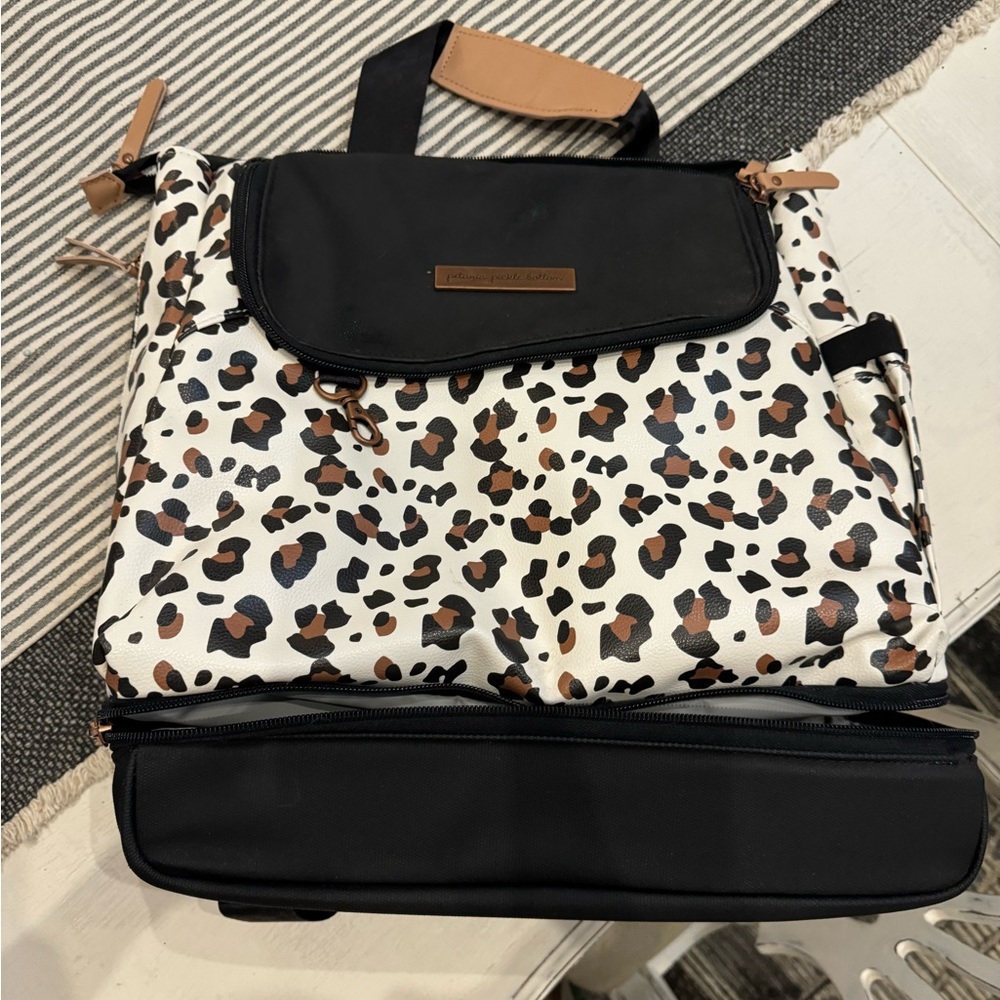 Petunia Pickle Bottom diaper bag leopard